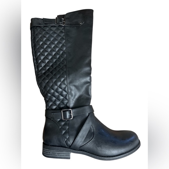 NWT black leather Jeossy boots - Picture 3 of 6